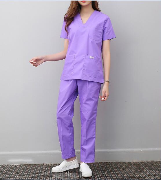 Surgical Gowns Clothes Brush Hand Clothes Nurse Doctor Cotton Solid color